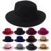 Elegant  Ladies Wool Felt Cloche Wide Brim Trilby Fedora  Panama Hat Cap  eb-38511771
